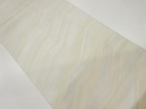 変わり斜線模様織出し袋帯